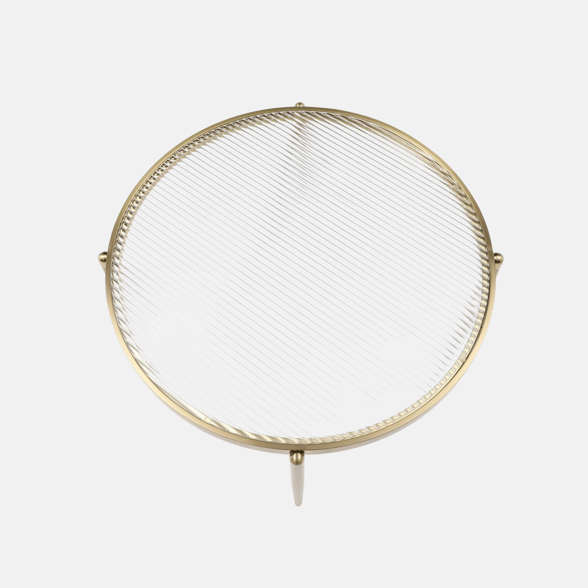 Gatsby Fluted Glass Side Table