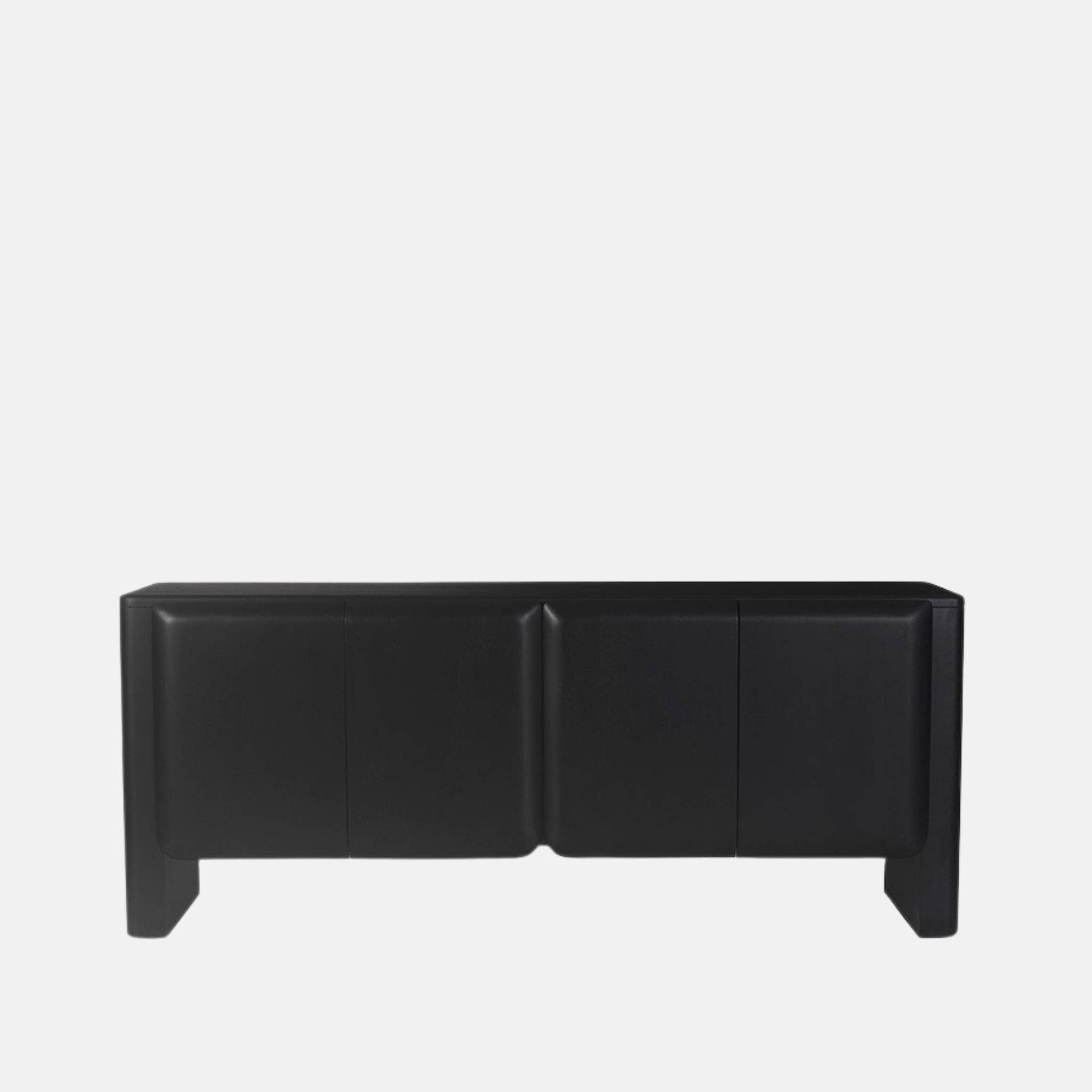 Noir Curved Sideboard - Black