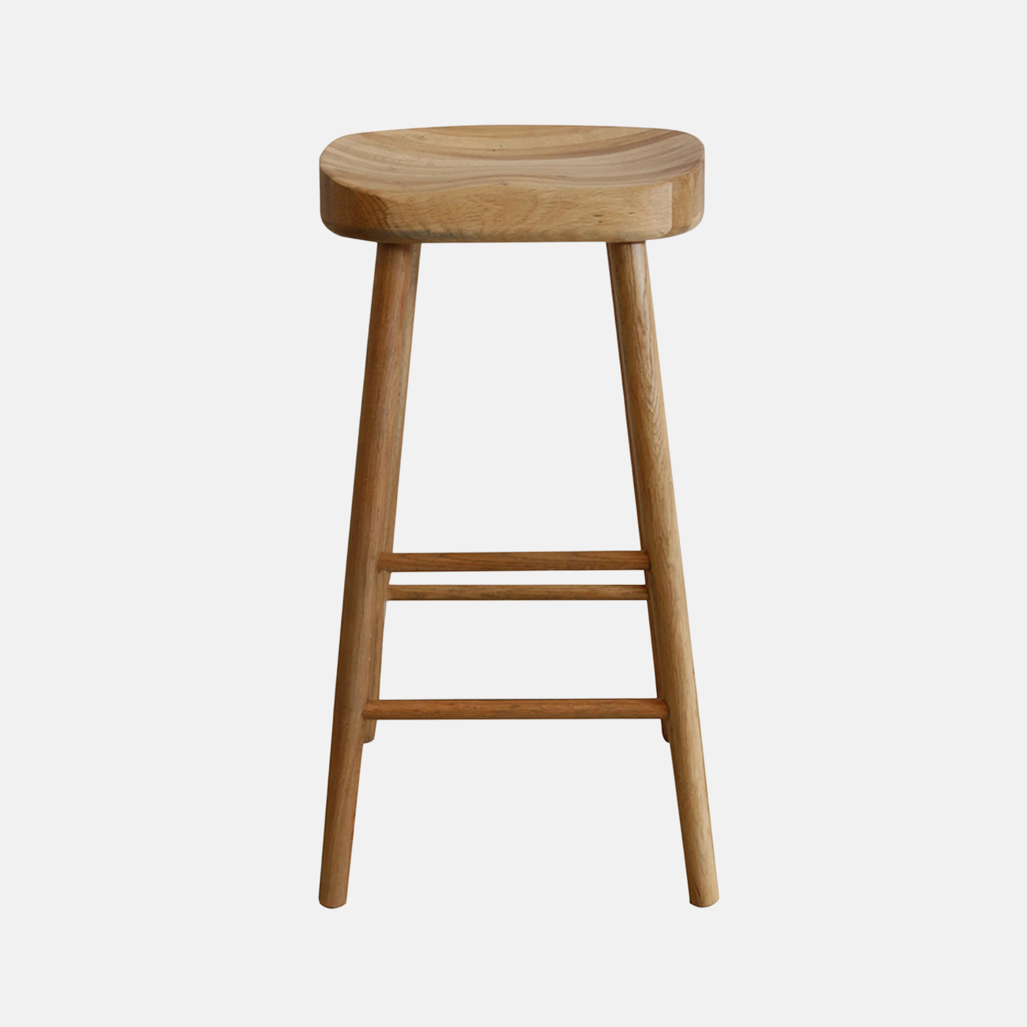 Odessa Oak Barstool - Natural