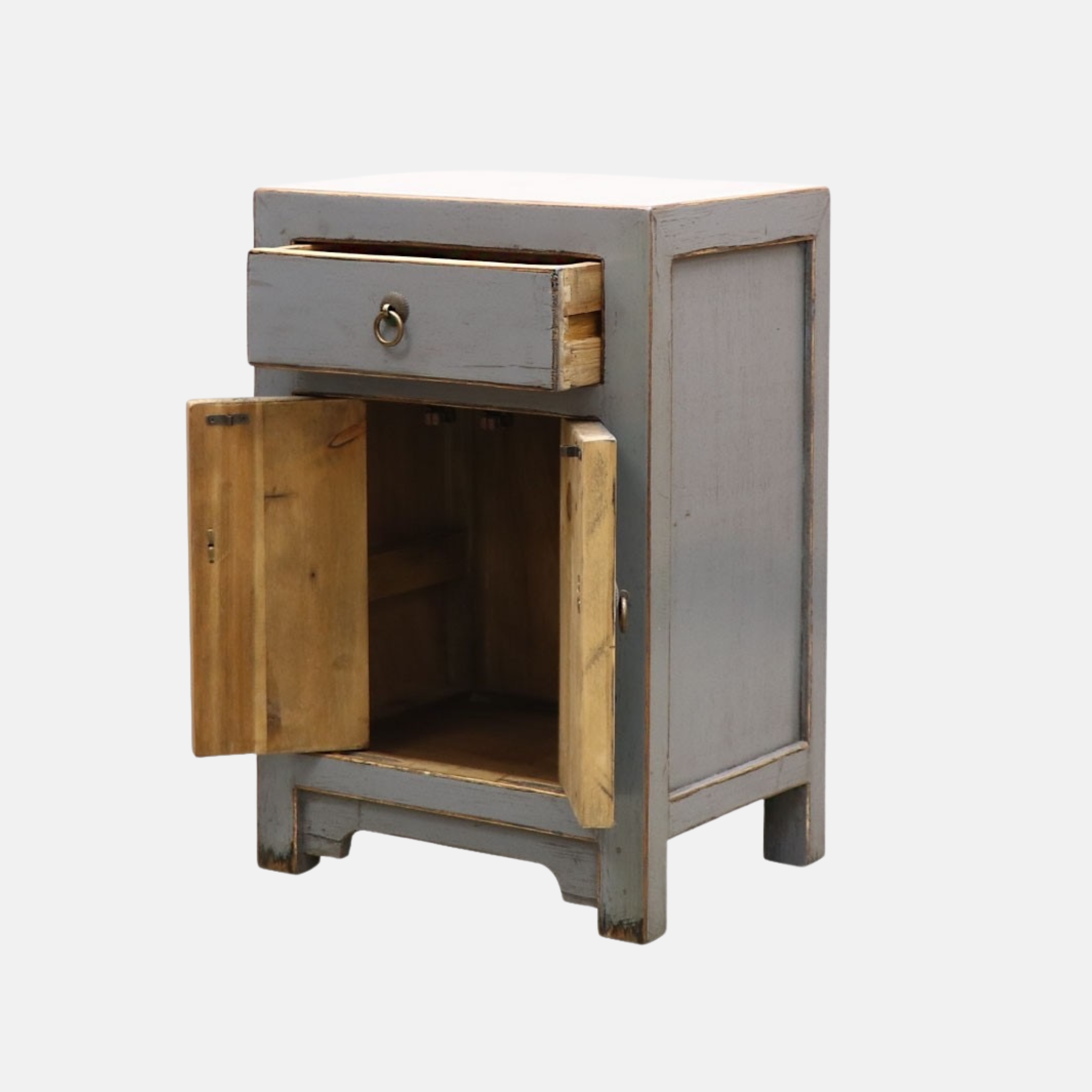 Oriental Bedside - Vintage Grey