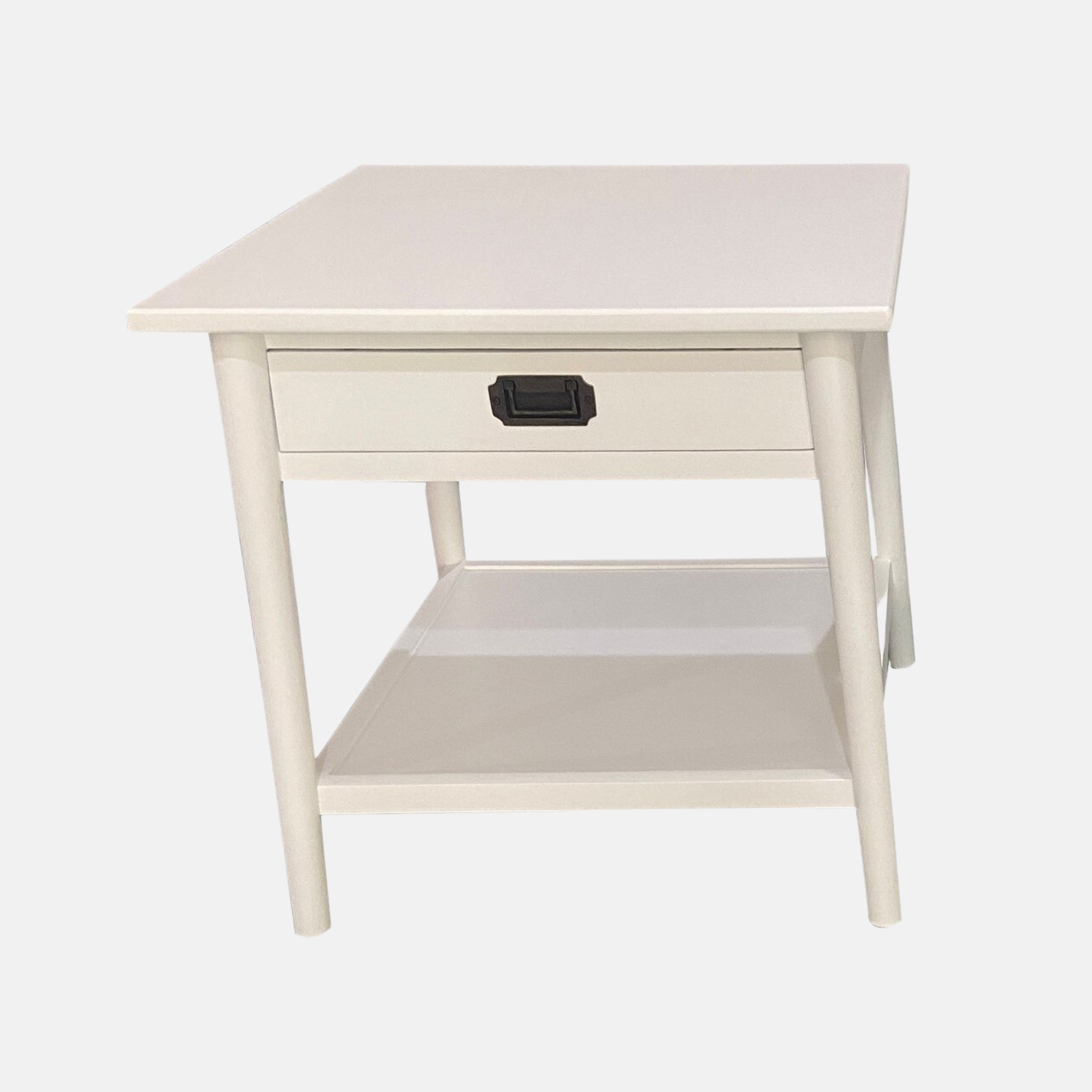 Provence Bedside Table - White