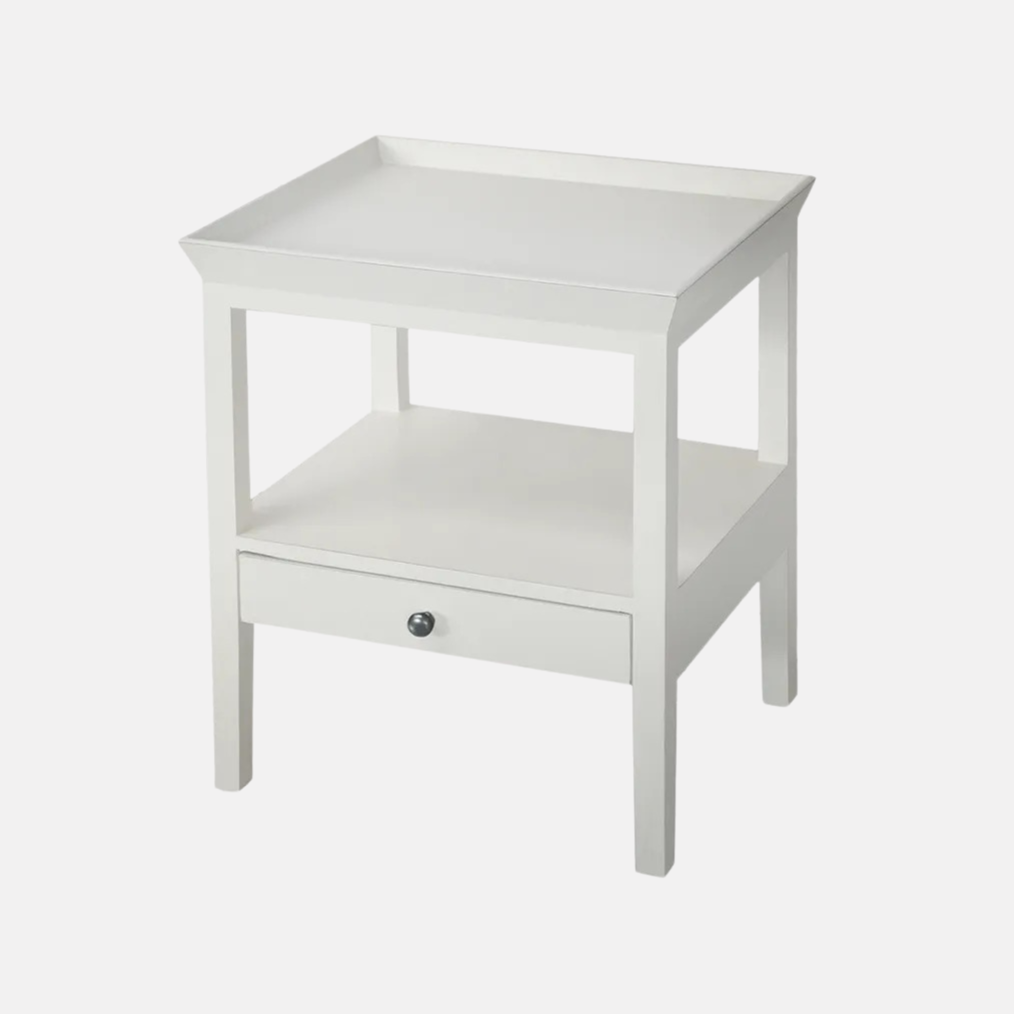 Santiago Bedside - White