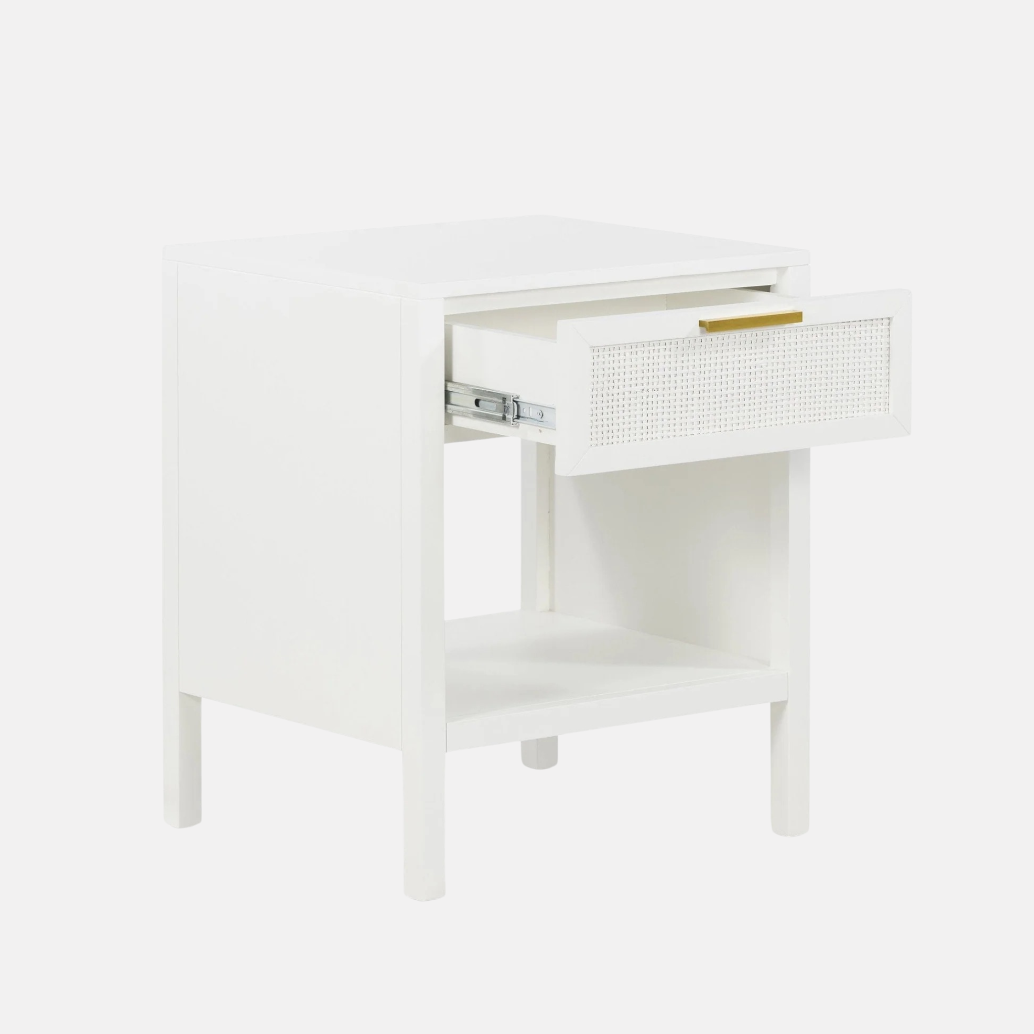 Stamford Bedside Table - White