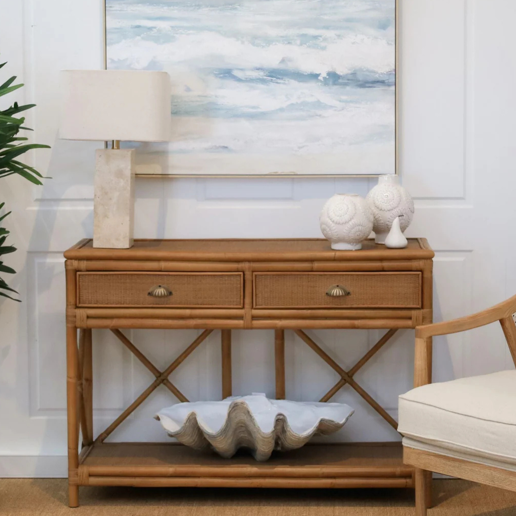 IMPERIAL LAMP - TRAVERTINE
