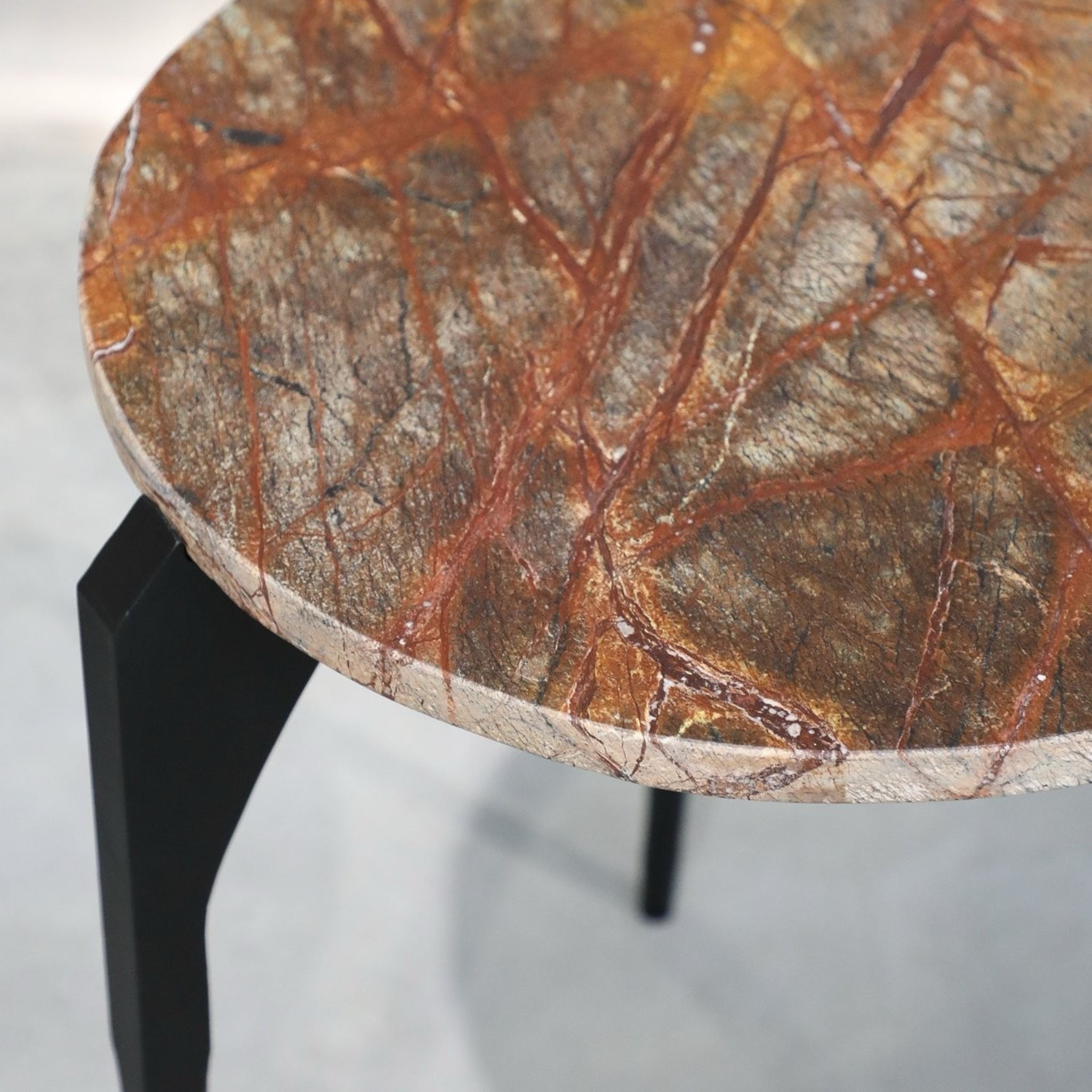 Ariana Marble Side Table - Forest