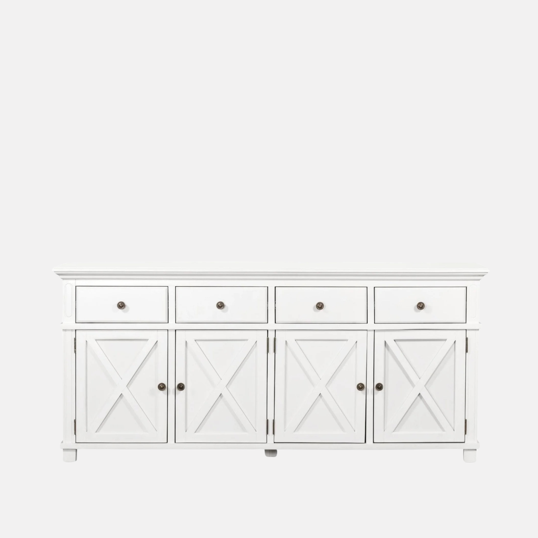 Sorrento 4 Door Buffet - White