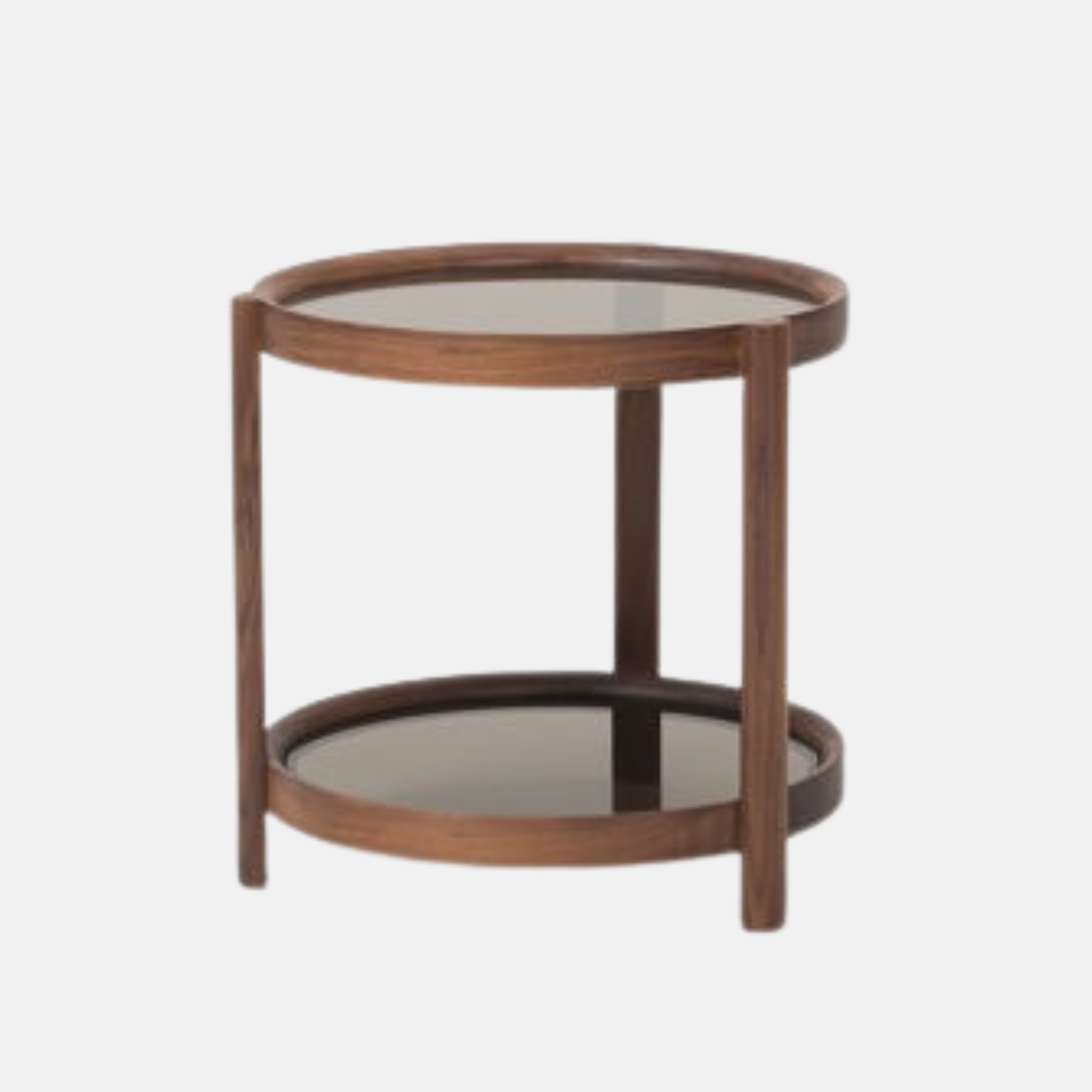 Column Side Table - Walnut