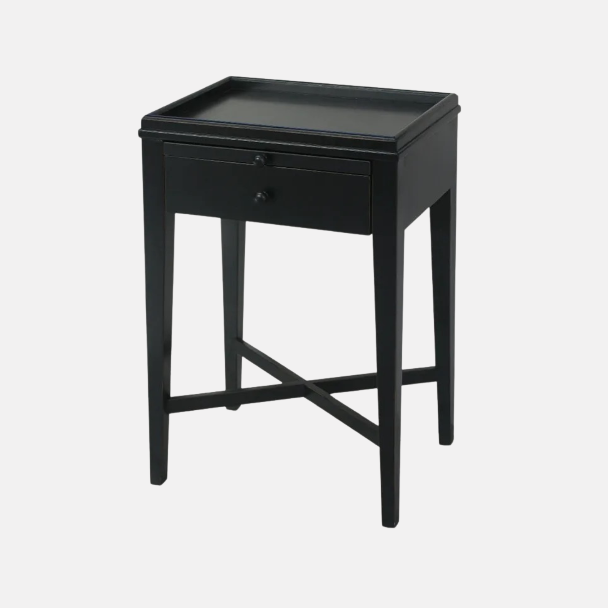Saskia Bedside Table - Black