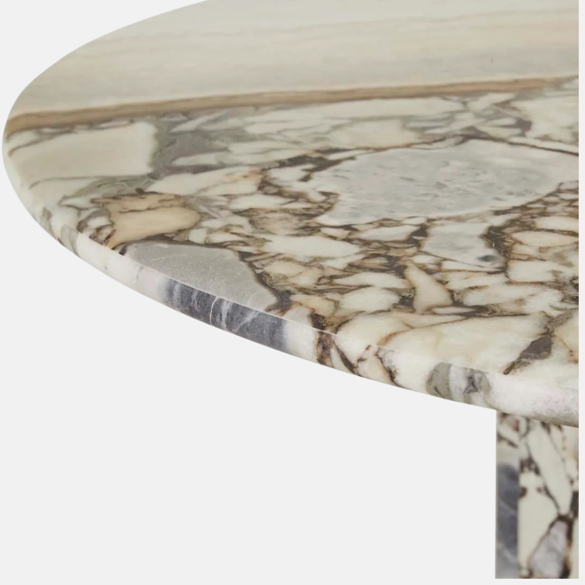 Verity Marble Round Dining Table
