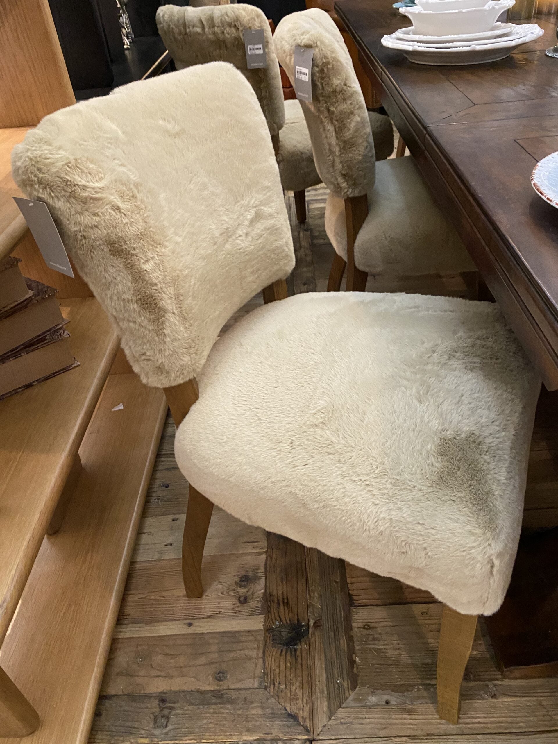 Sherpa Sheepskin Dining Chair