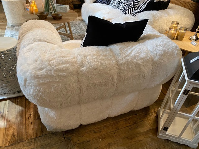Aspen Sheepskin Armchair - White