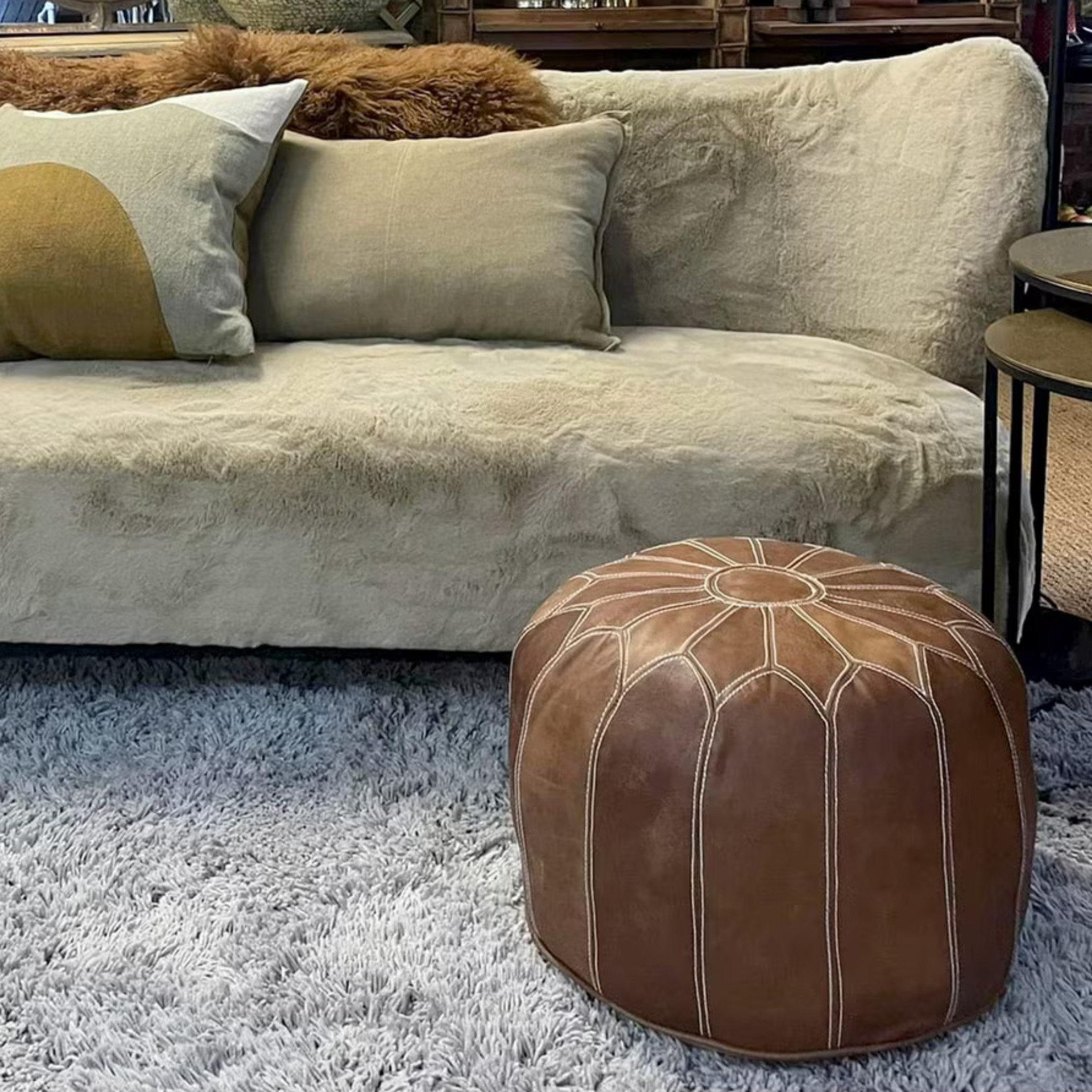 Shaggy Sherpa Sofa