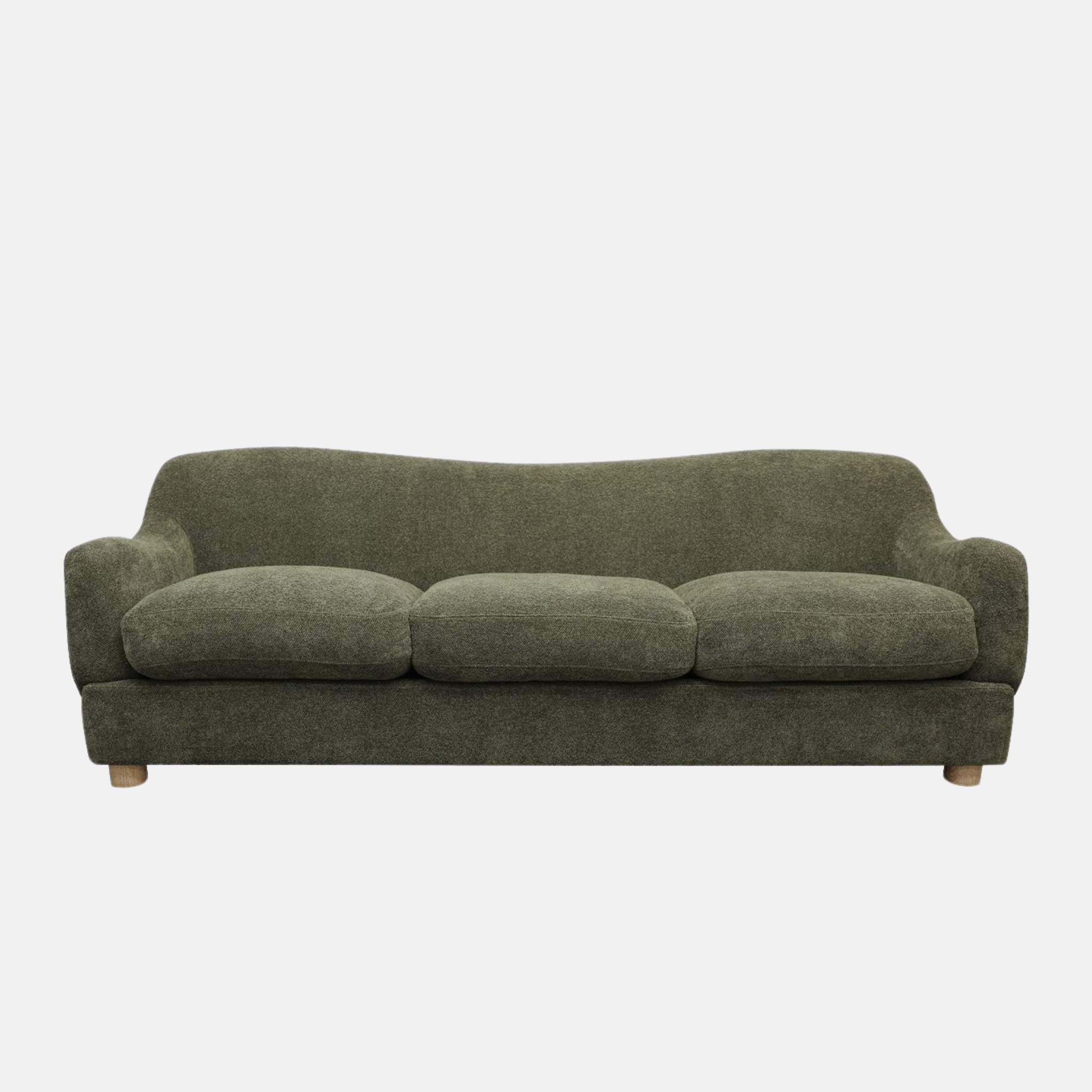 Teddy 3 Seater Sofa - Olive