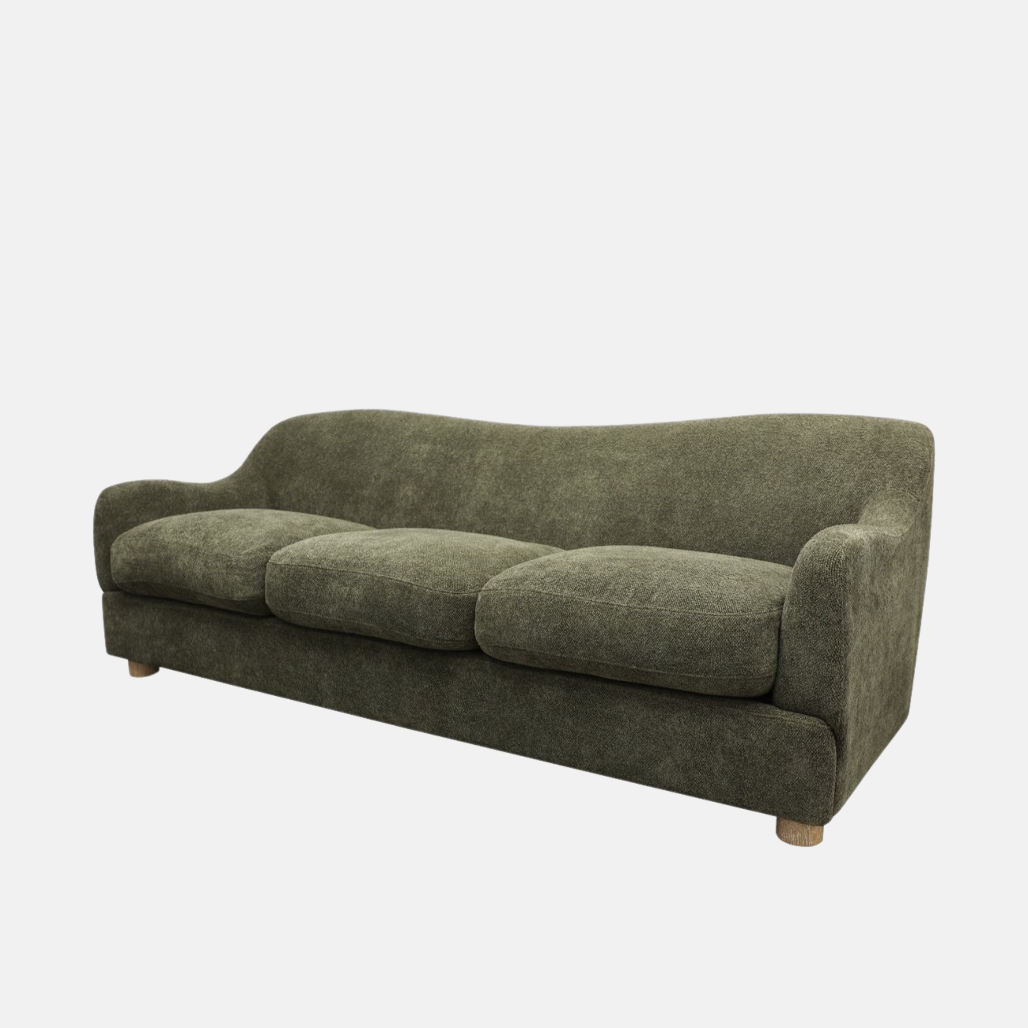 Teddy 3 Seater Sofa - Olive