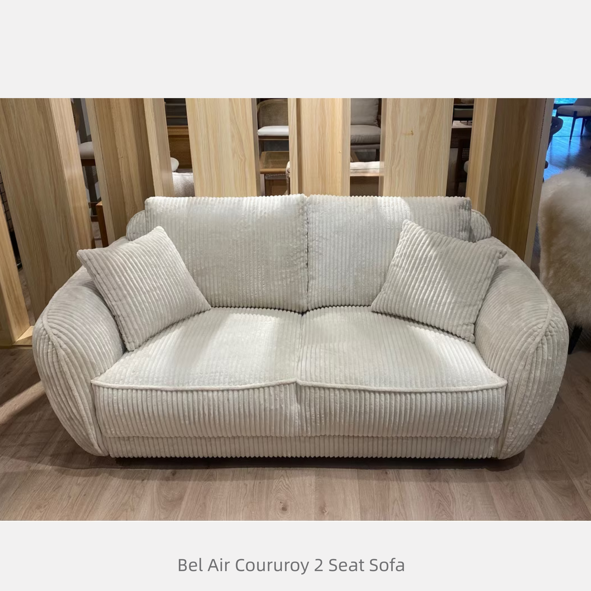 Bel Air Corduroy Sofa