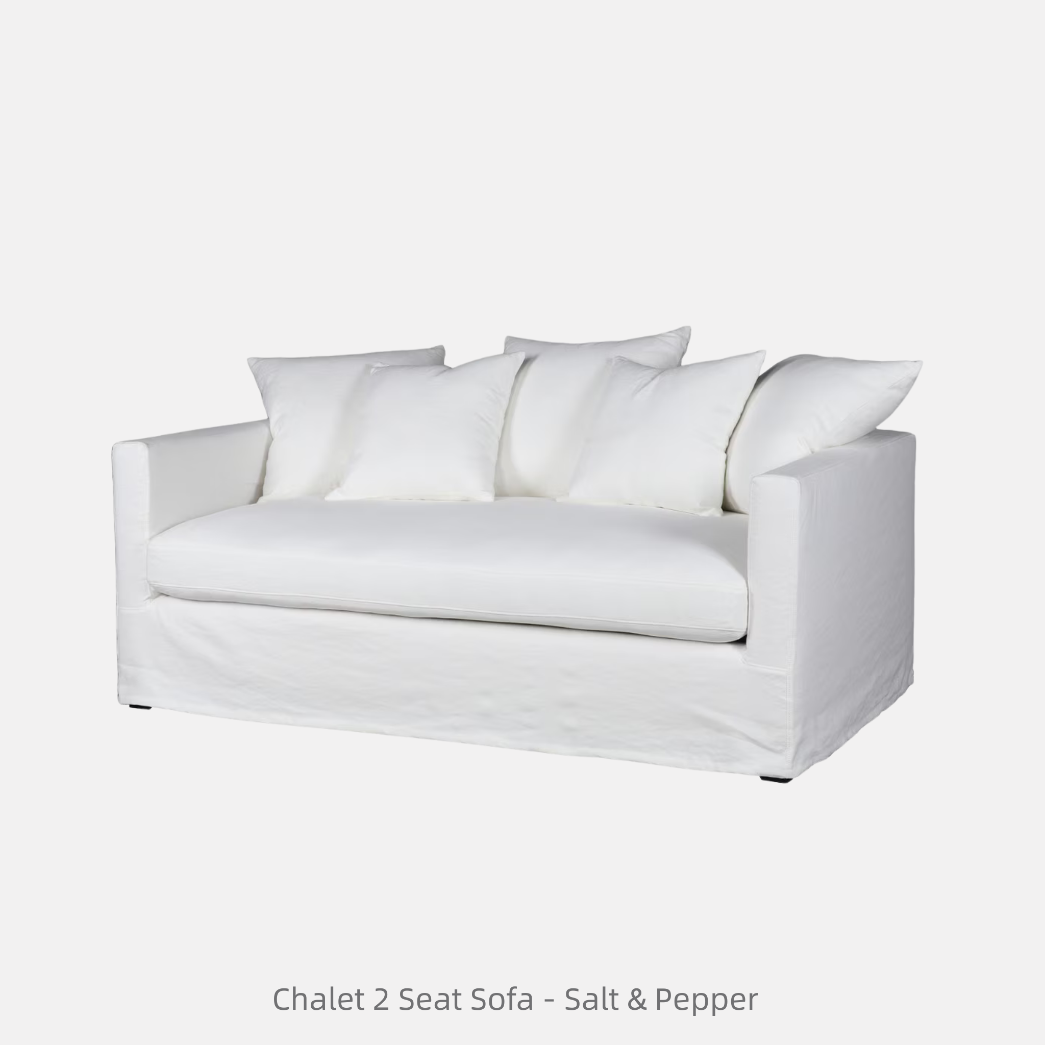 Chalet Sofa - Salt & Pepper