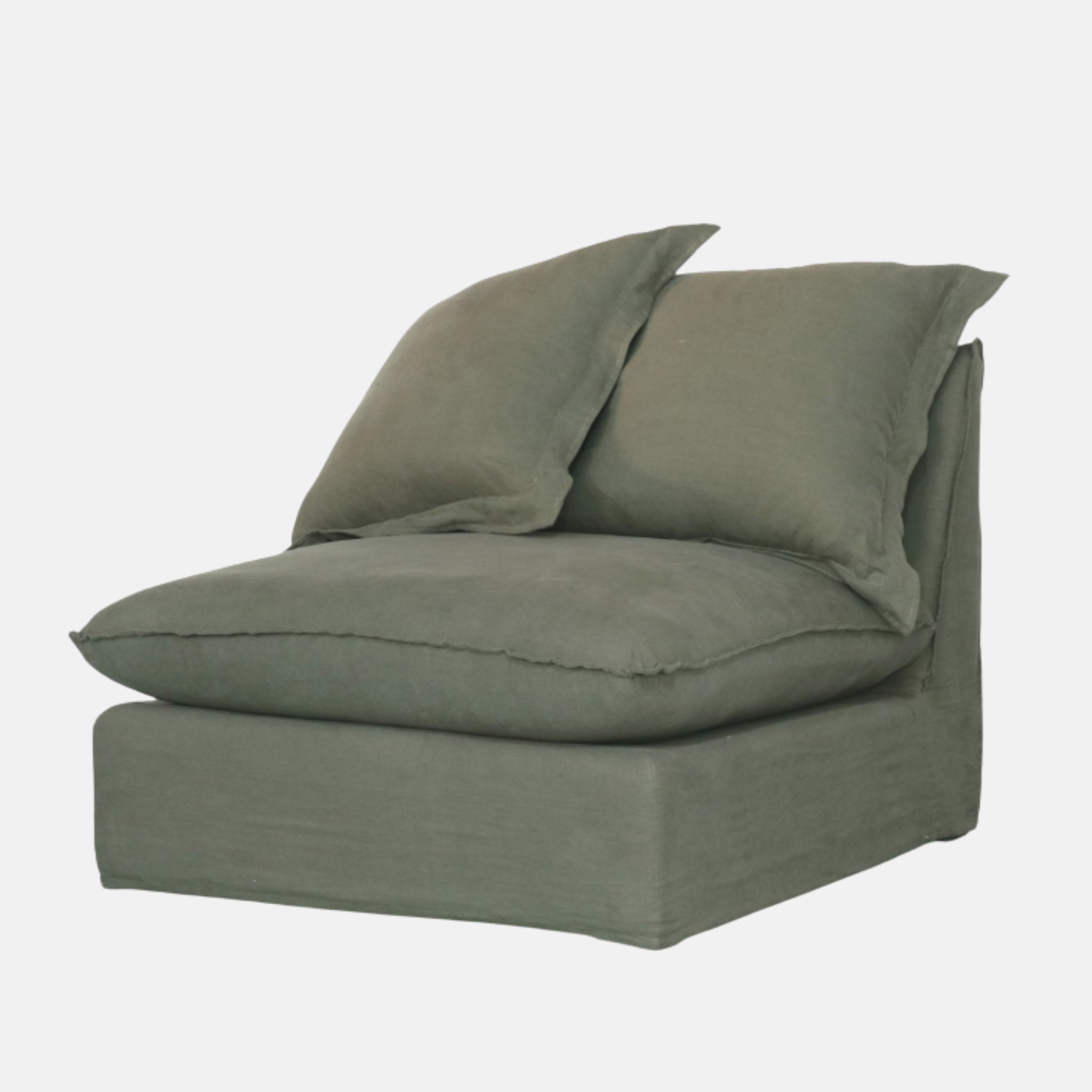 Dream Sofa 3.5 Seater - Washed Olive Linen