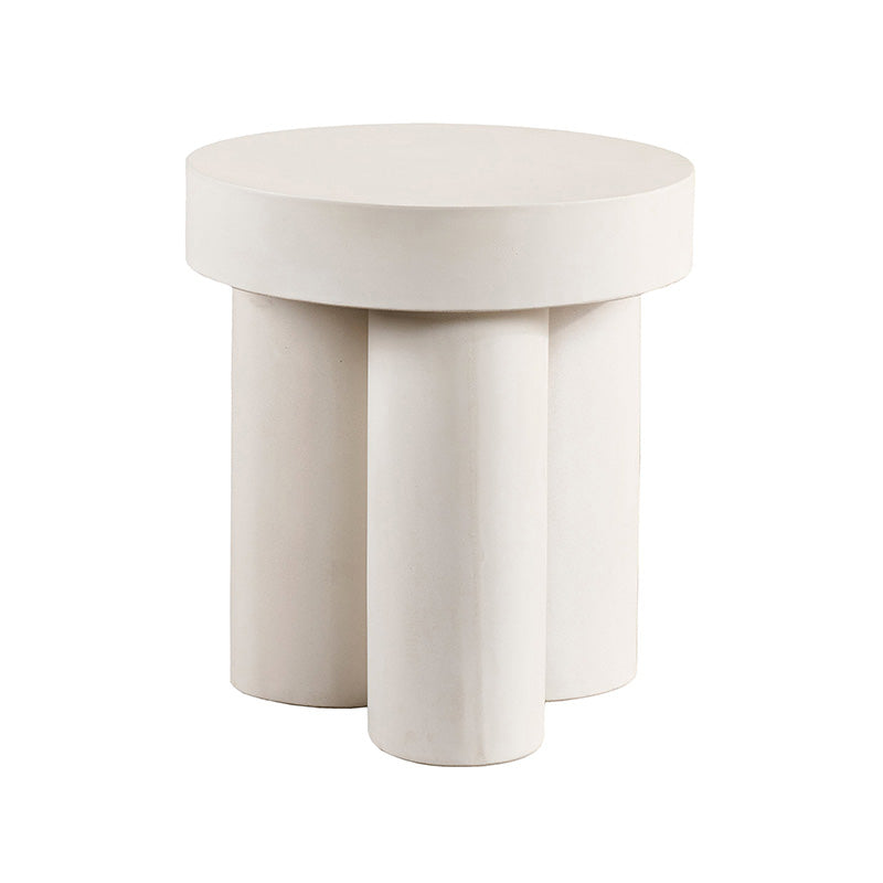 Tuba Side Table - White