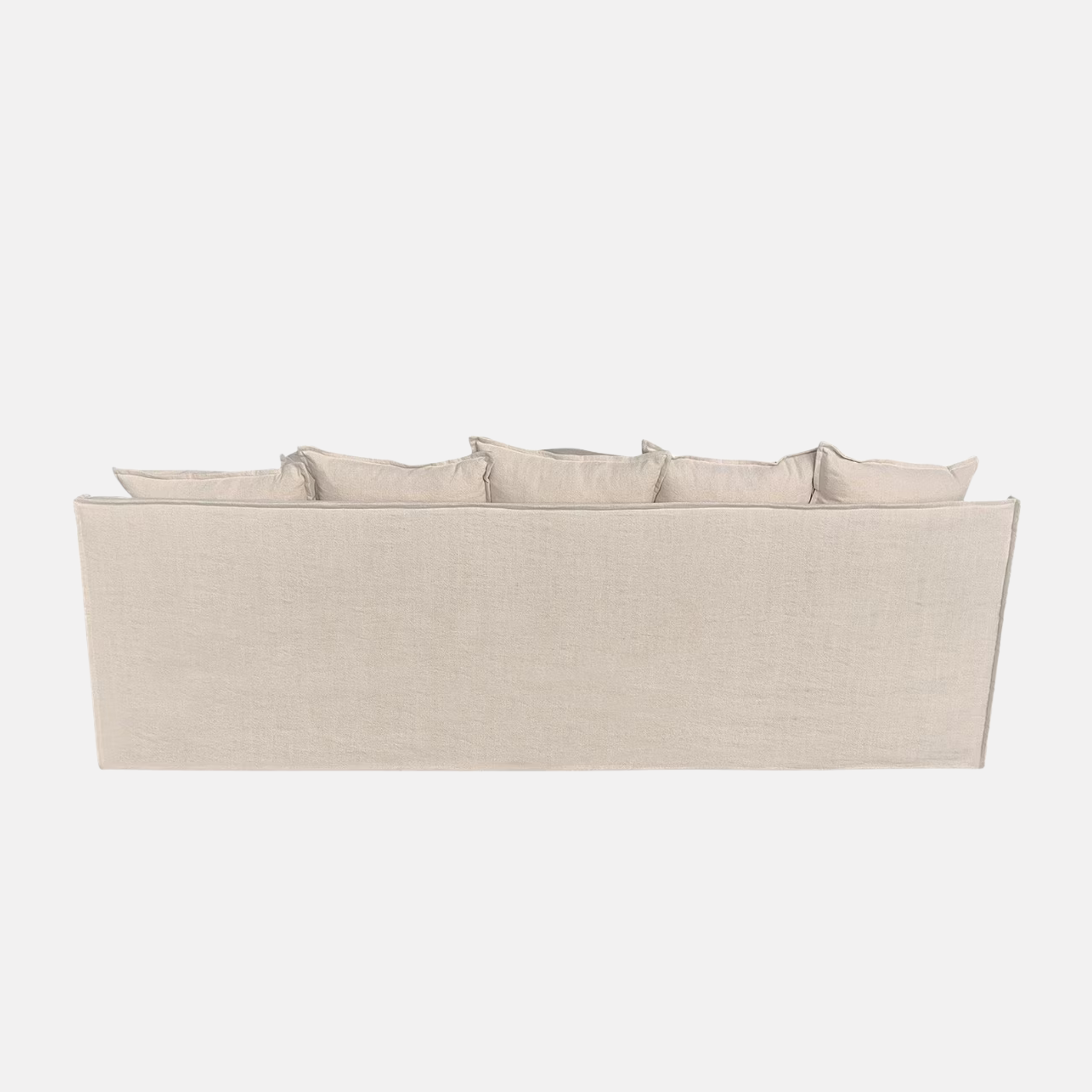 Miro Chaise Sofa - Salt & Pepper