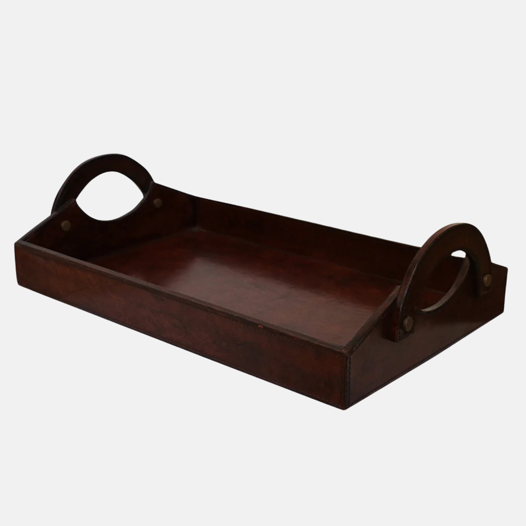 Rectangular Full Leather Tray
