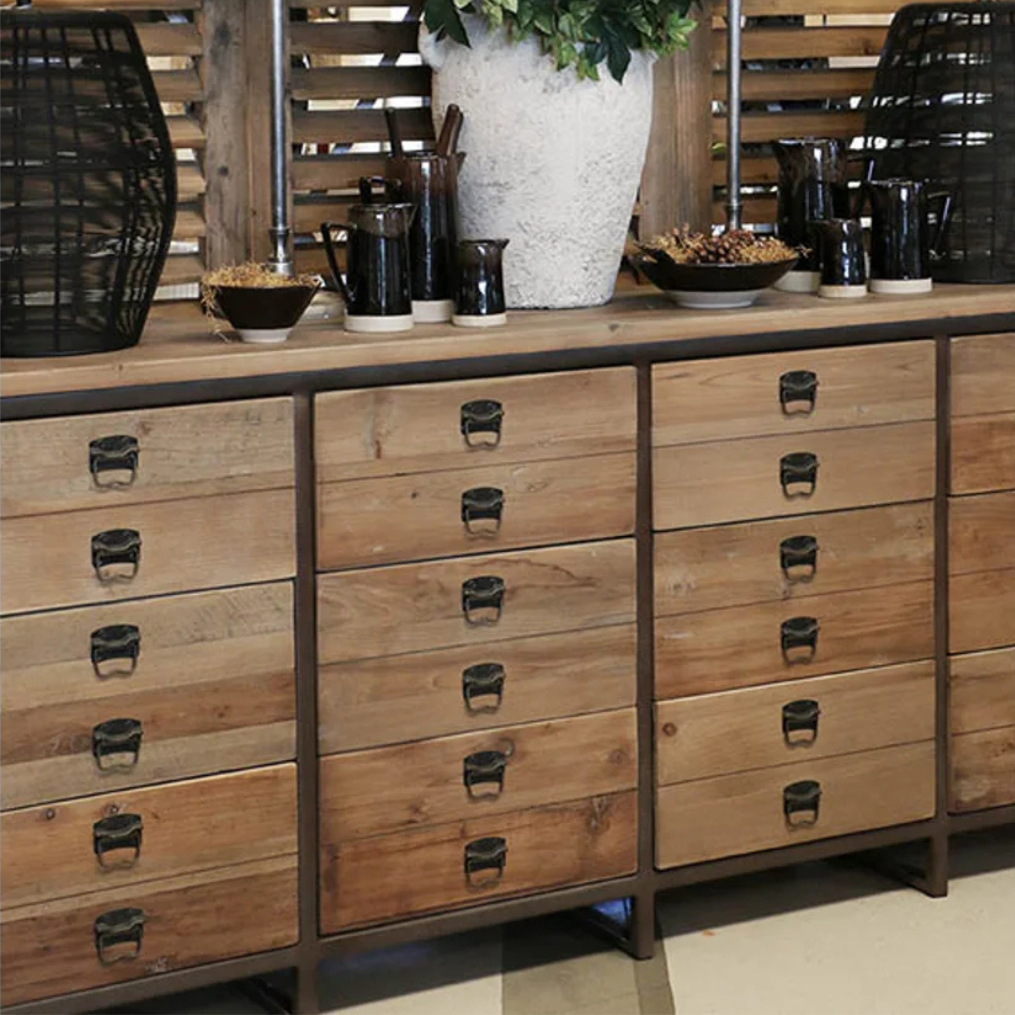 Montpelier 12 Drawer Chest of Drawers - Elm