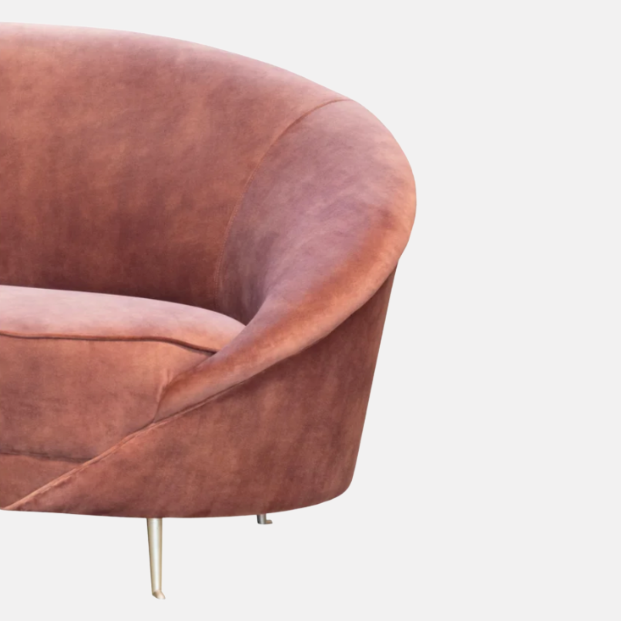 Jane Adore Velvet Sofa - Hazel