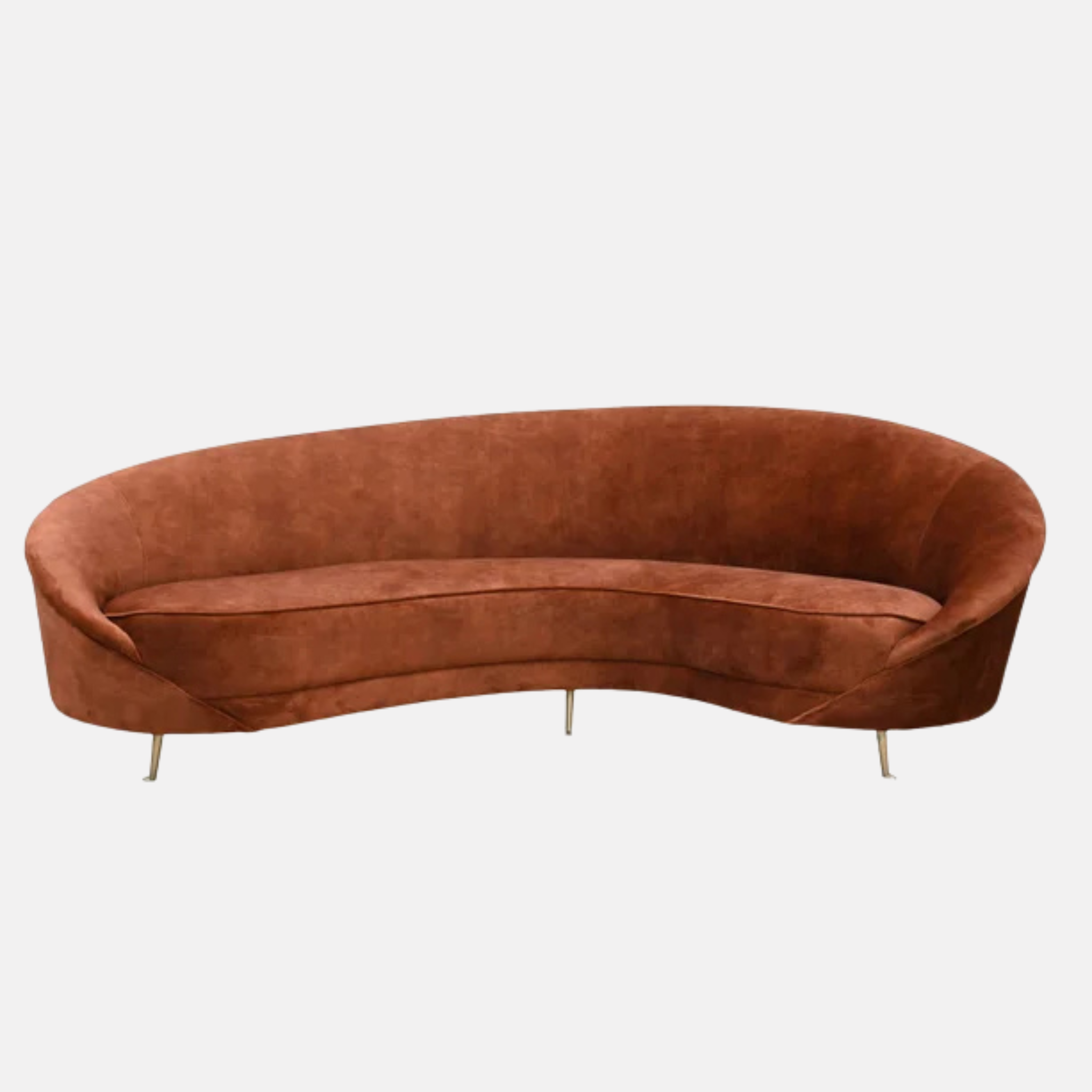 Jane Adore Velvet Sofa - Hazel