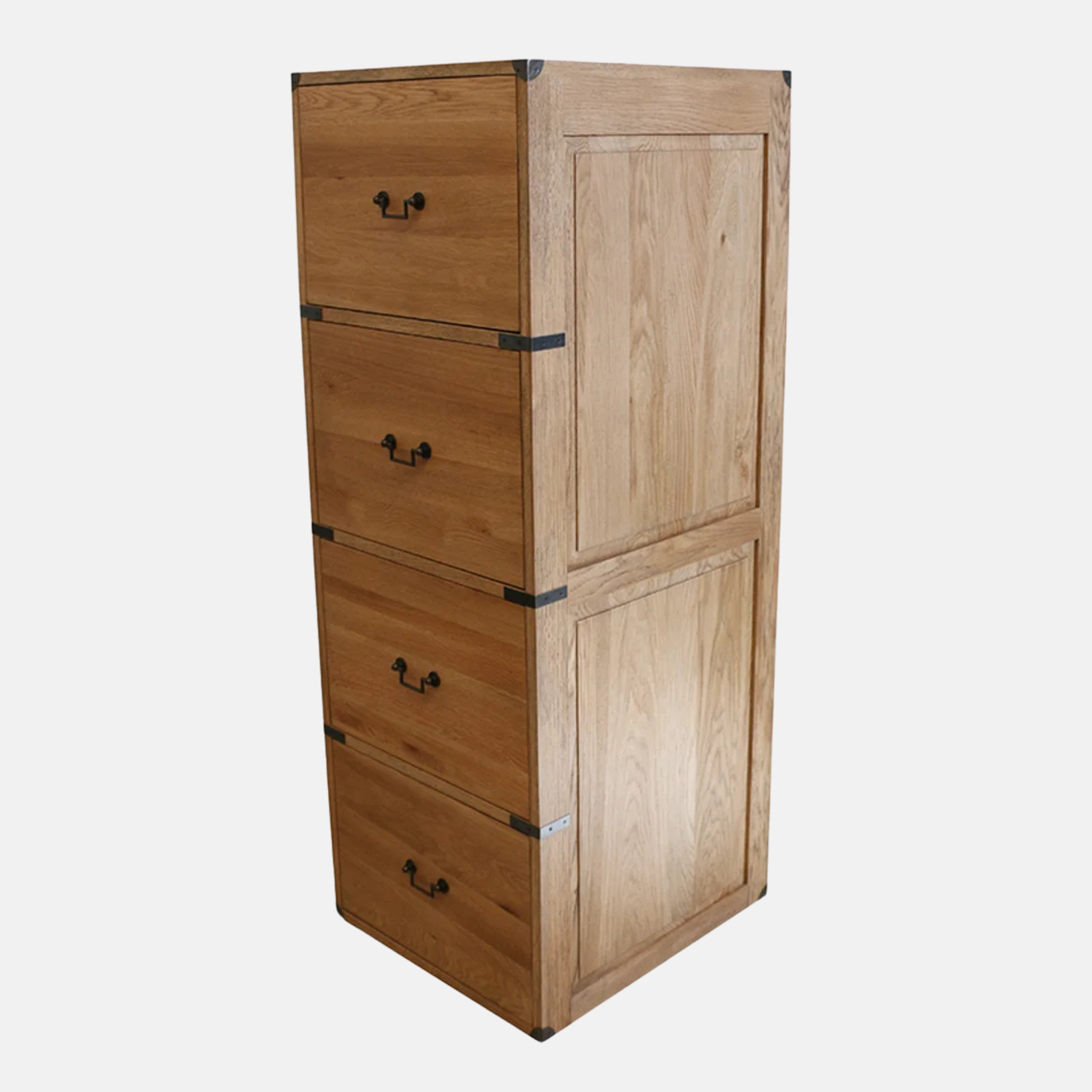 Campaign 4 Drawer/Filing Cabinet - Oak