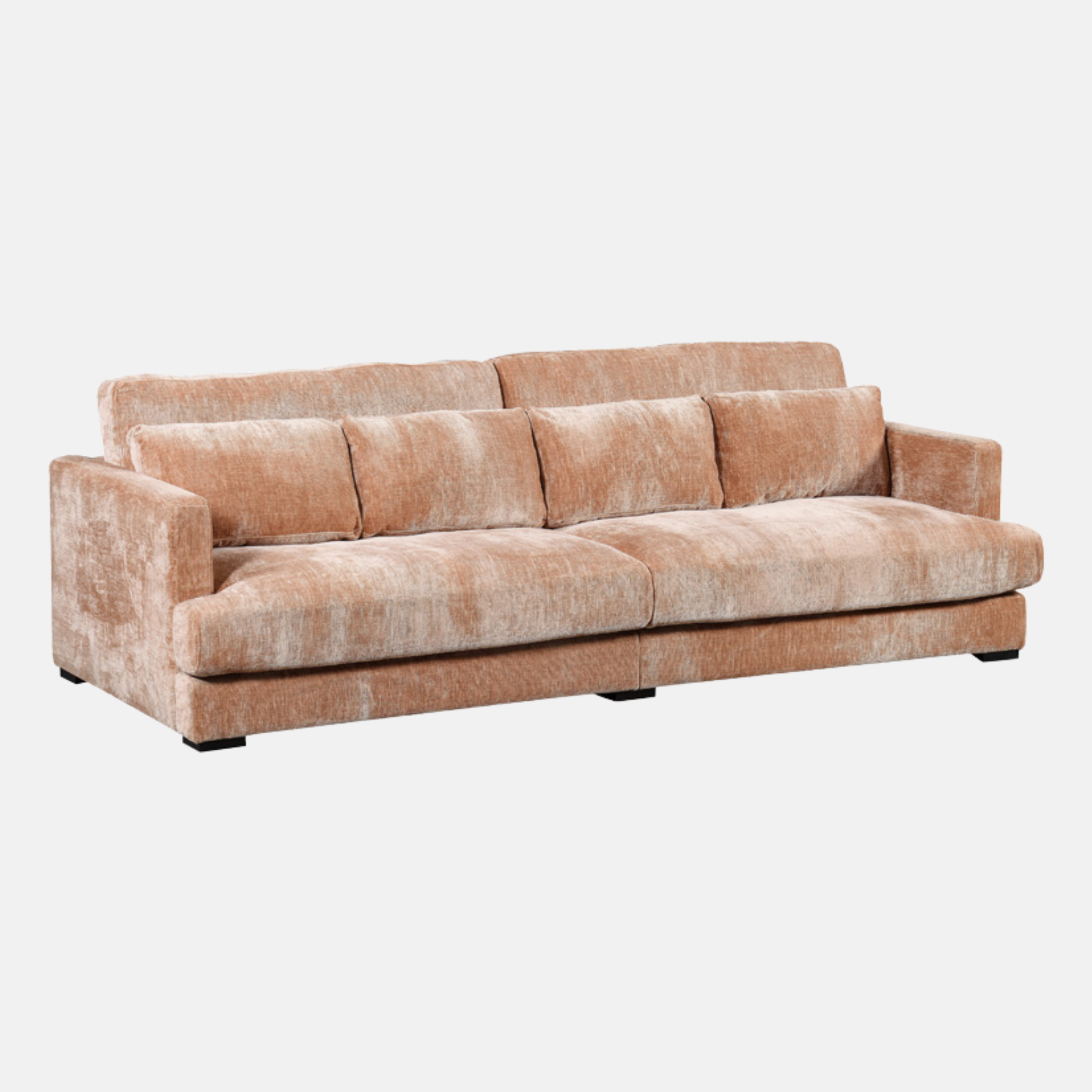 Bridgerton 3 Seat Sofa - Blush Chenille