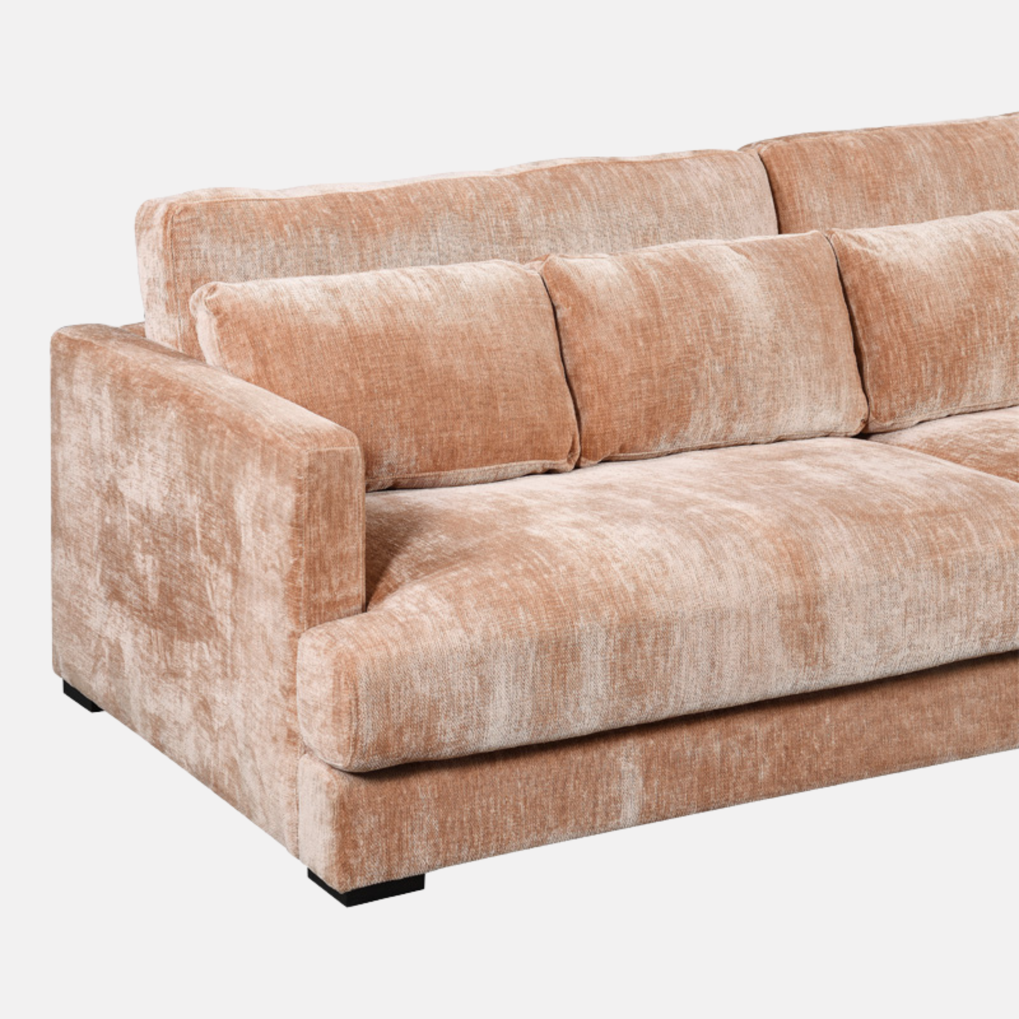 Bridgerton 3 Seat Sofa - Blush Chenille