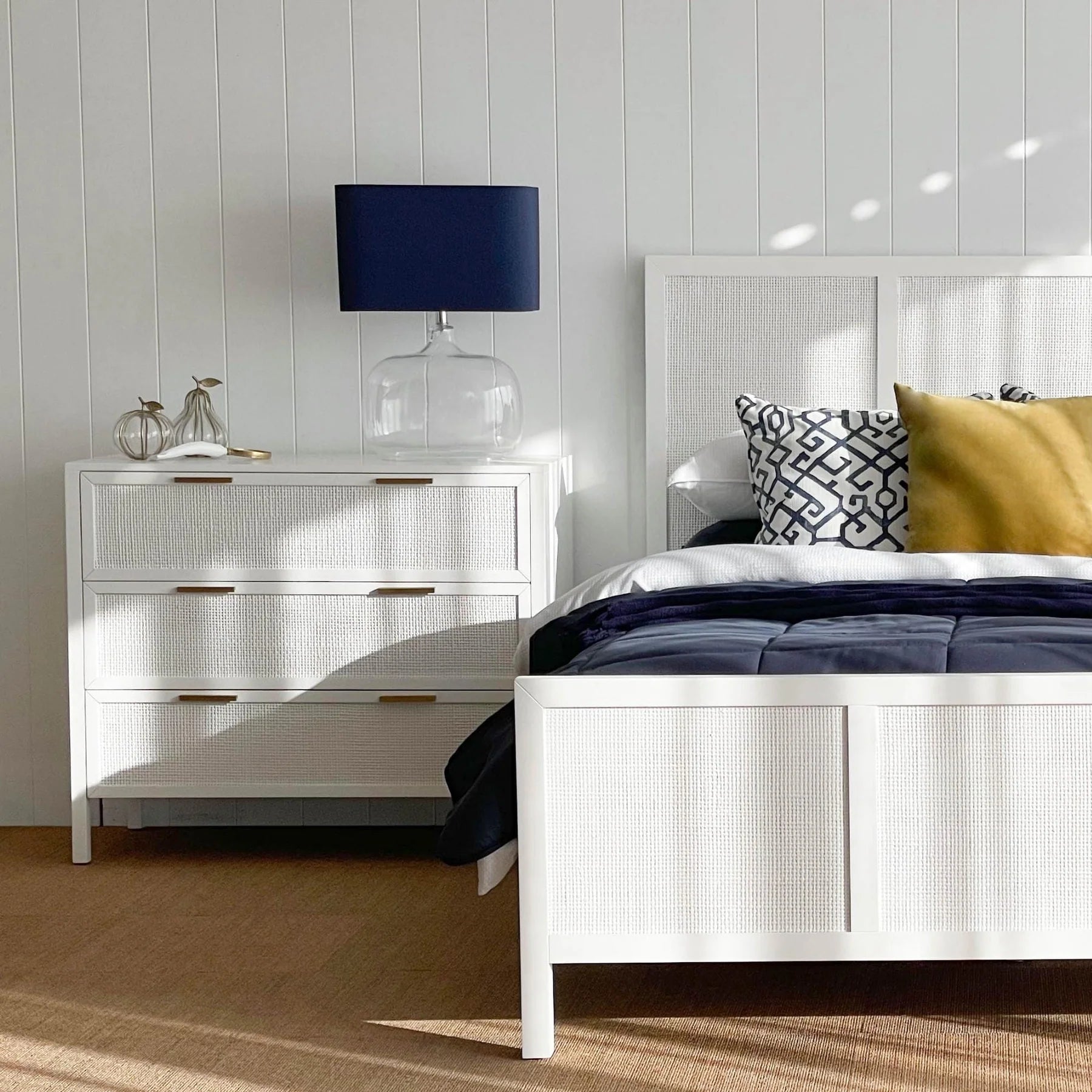 Stamford 3 Drawer Chest - White