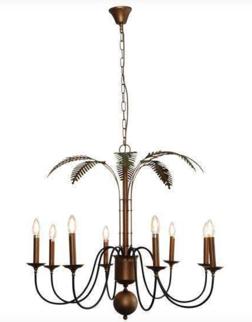 Palm Leaves Chandelier
