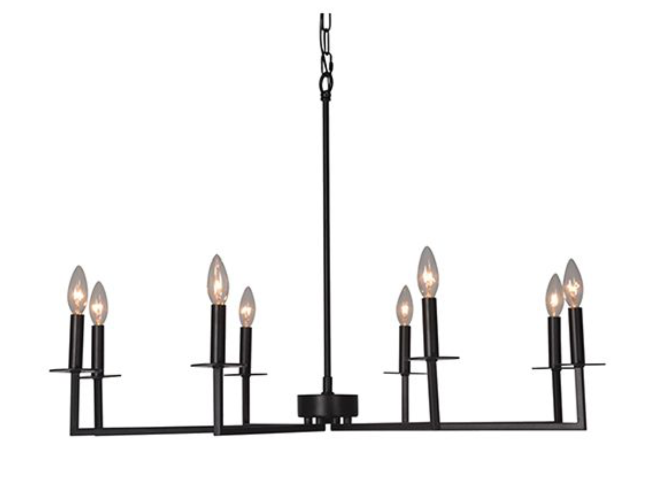 Edmound 8 Light Iron Chandelier