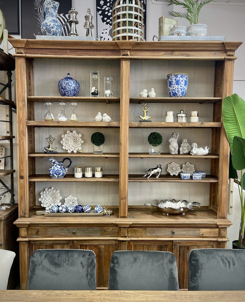 Surrey Reclaimed Pine Display Shelves