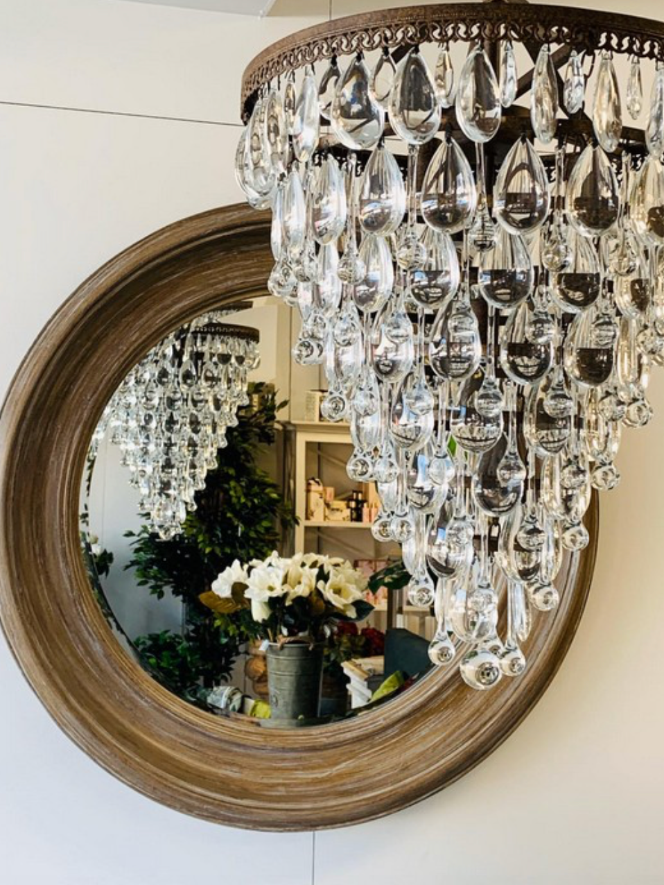 Teardrop Crystal Chandelier