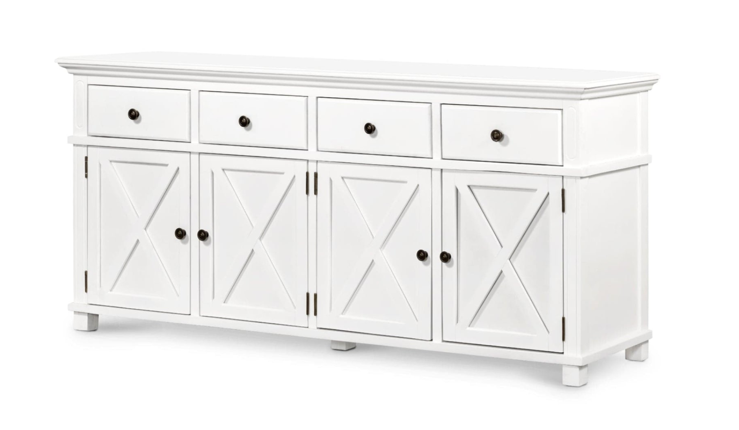 Sorrento 4 Door Buffet - White
