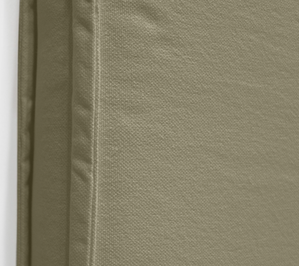 Kelly Slip Cover Bedhead - Khaki