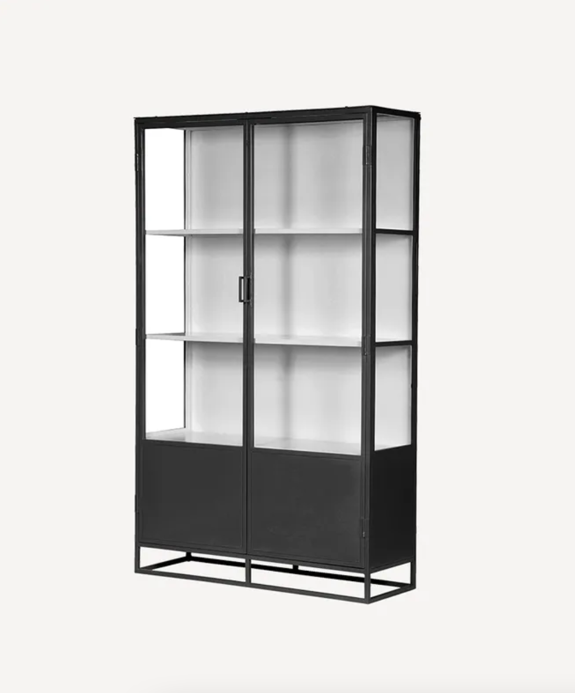 Cole Display Cabinet Double - Black