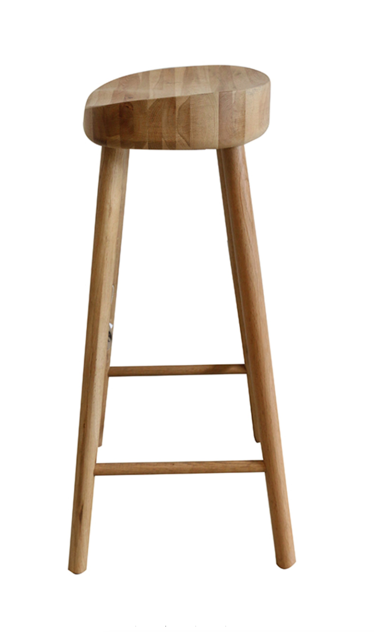 Odessa Oak Barstool - Natural