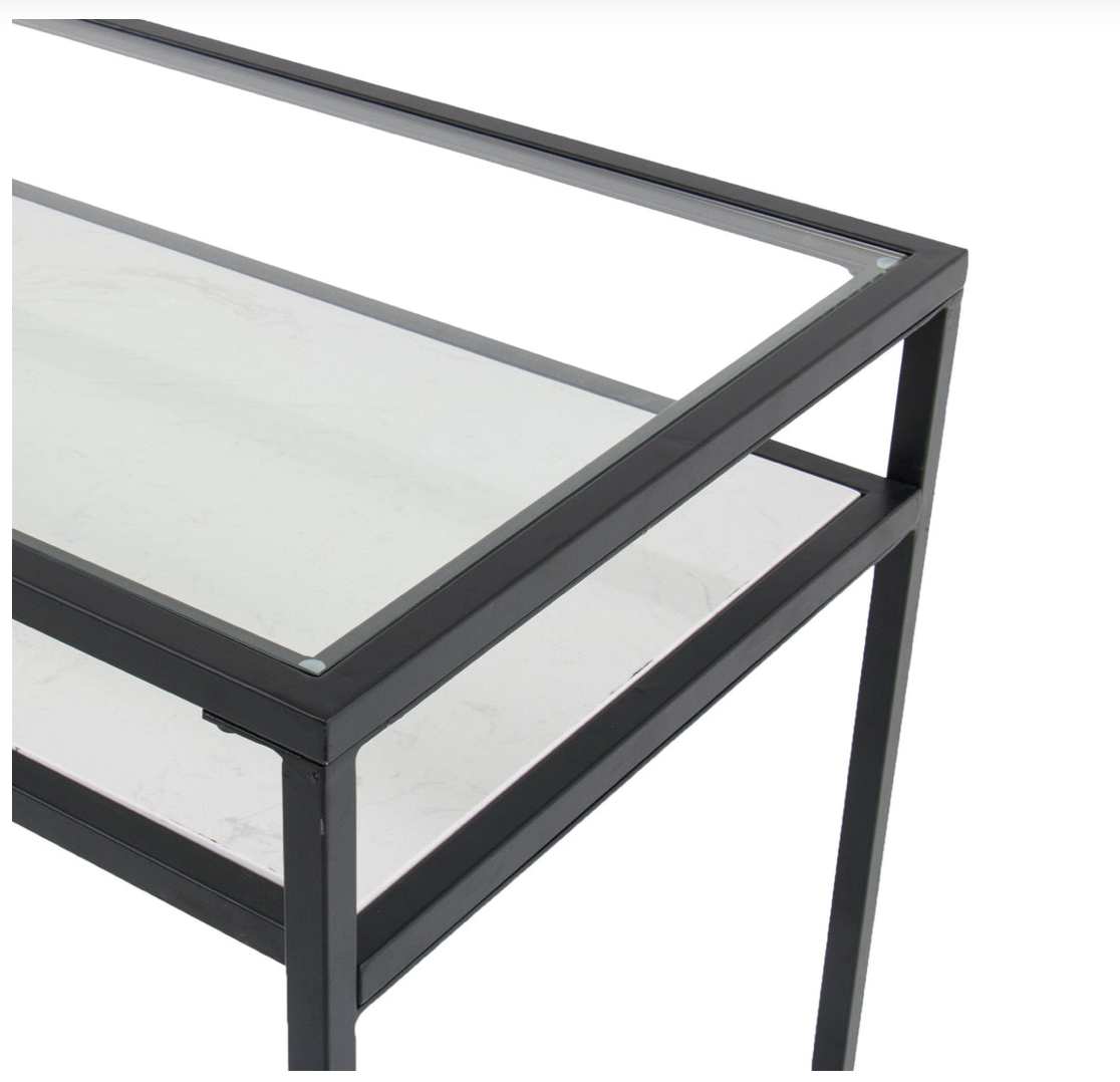 Denver Marble & Glass Desk/Console