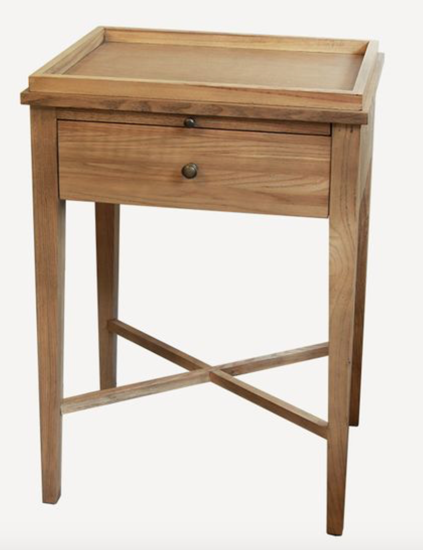 Saskia Bedside - Ash
