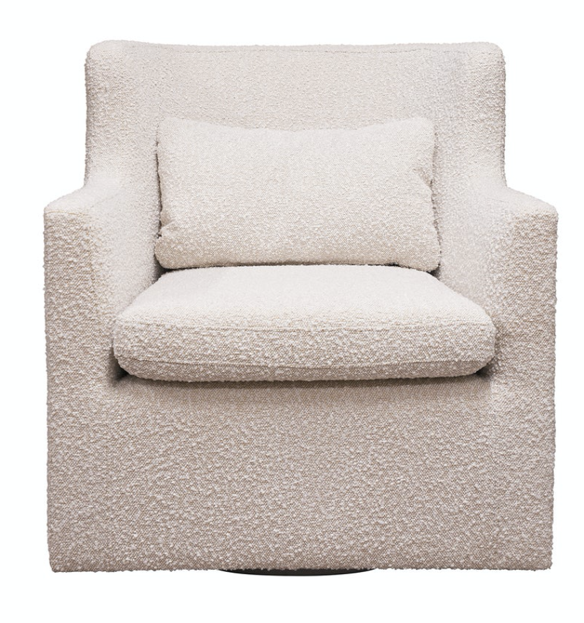 Oscar Swivel Armchair - Boucle