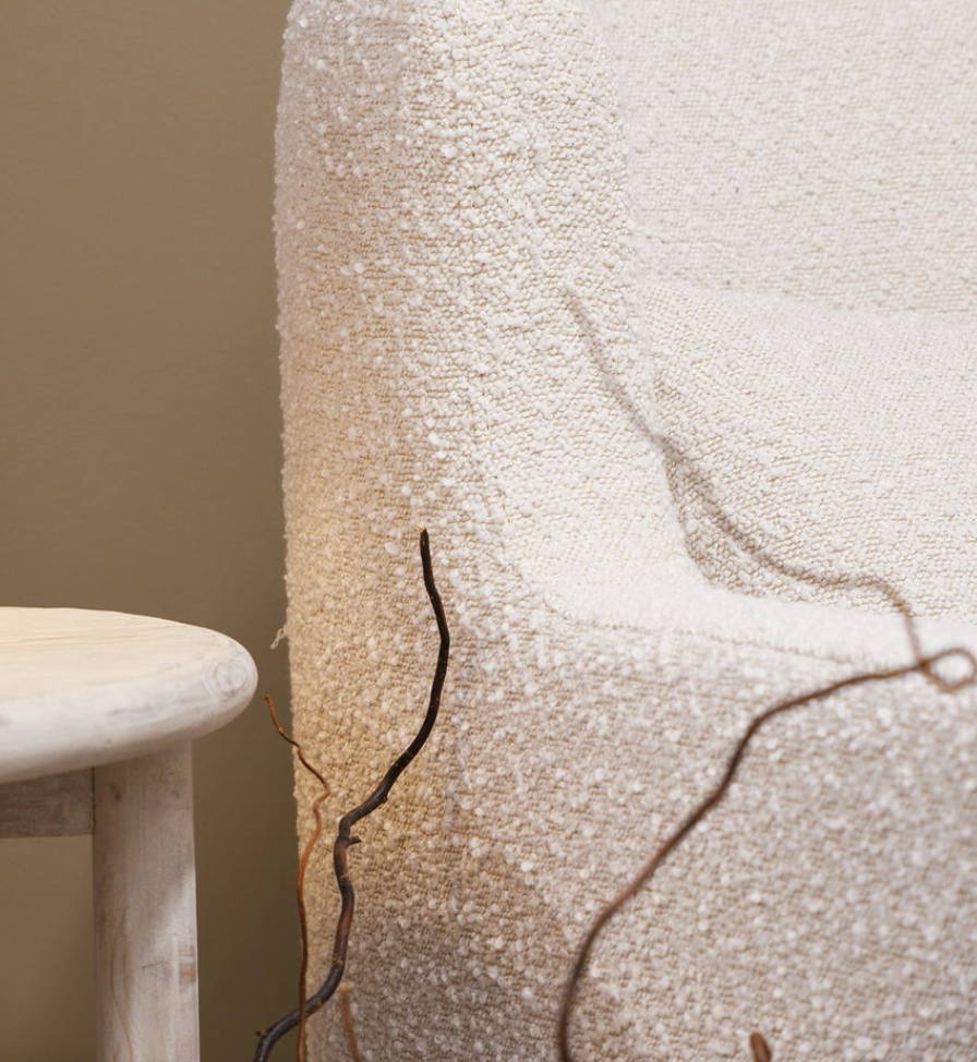 Oscar Swivel Armchair - Boucle
