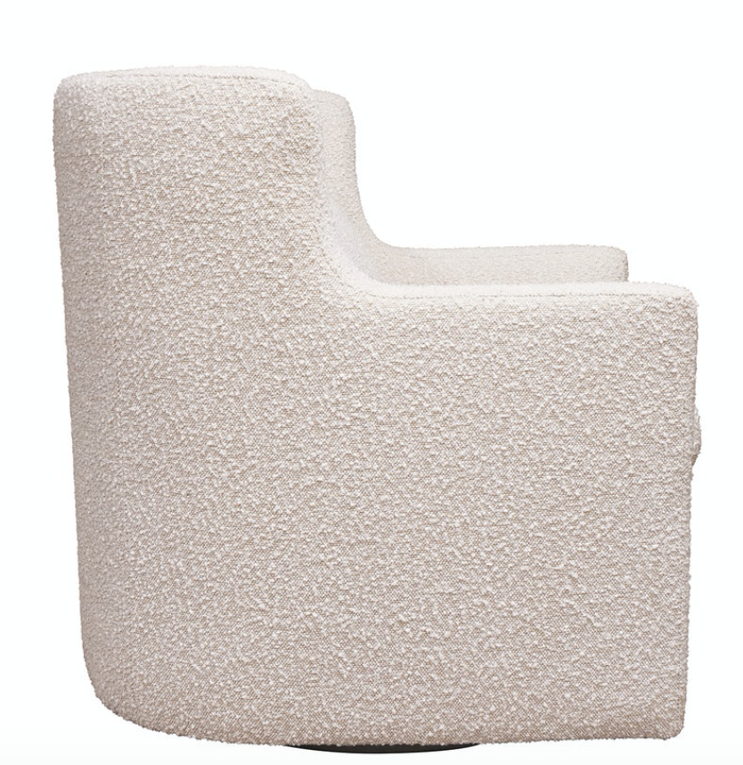 Oscar Swivel Armchair - Boucle
