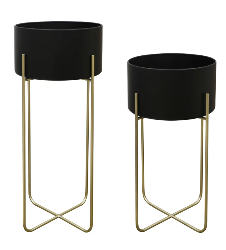 Cambridge Round Pot Stands Black
