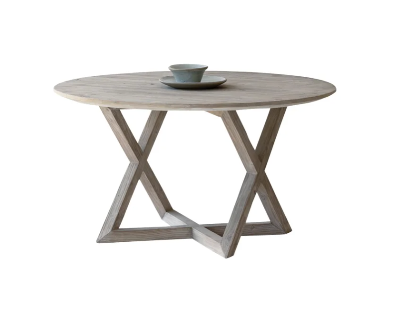 Jones Air Round Dining Table - Pine