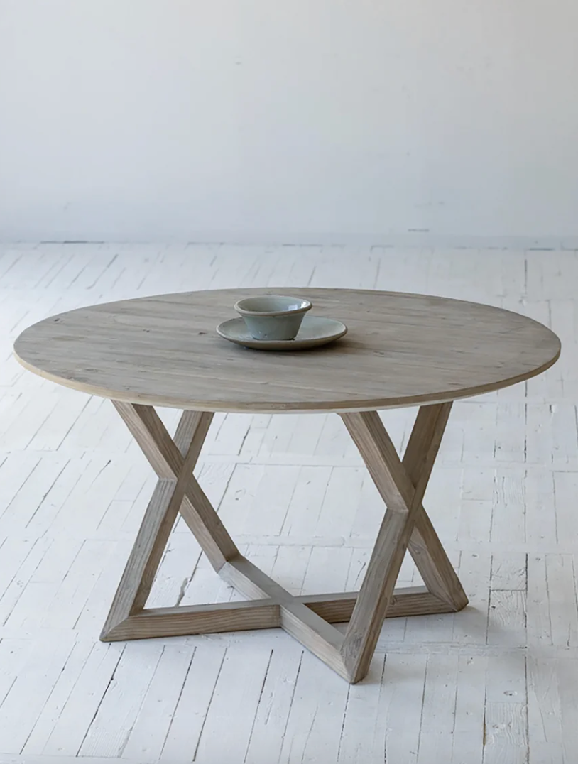 Jones Air Round Dining Table - Pine
