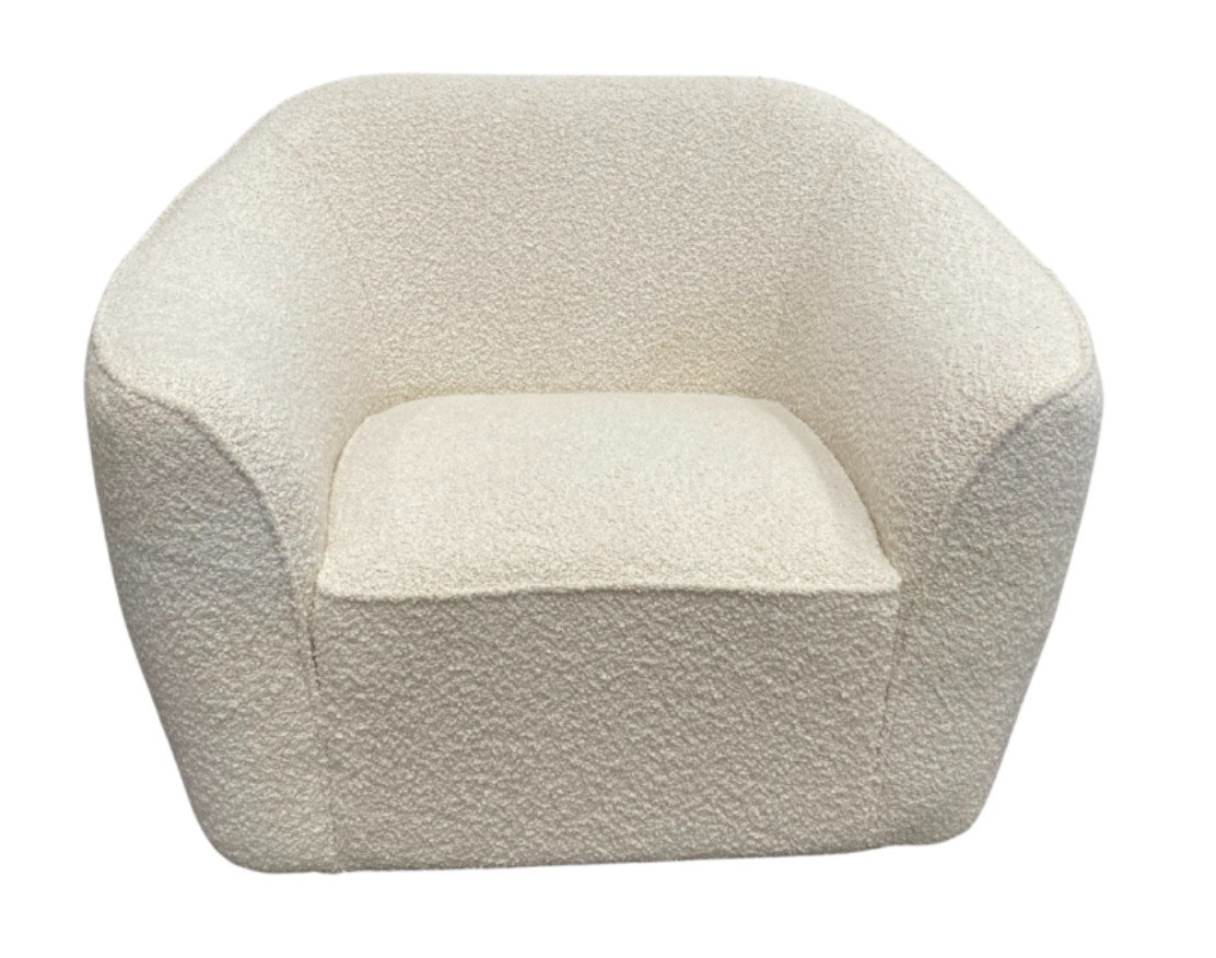 Venice Boucle Armchair Off White