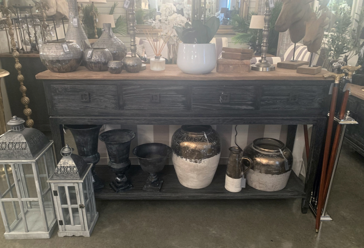 Eric 4 Drawer Oak Console