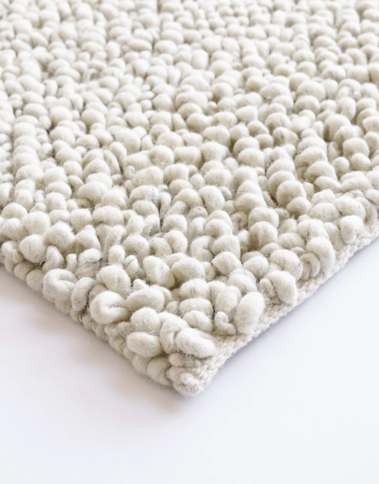 Mackenzie Floor Rug - White Straw